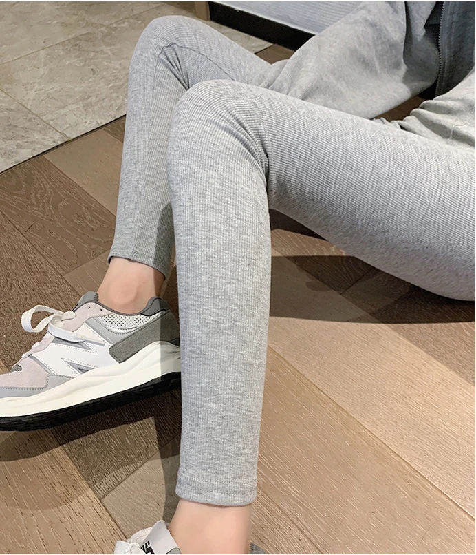 Sports Leggings for Women's Pants Push Up Tights High Waist Workout Leggings Vintage Harajuku Ribbed Knit Pants Fitness Gym Wear