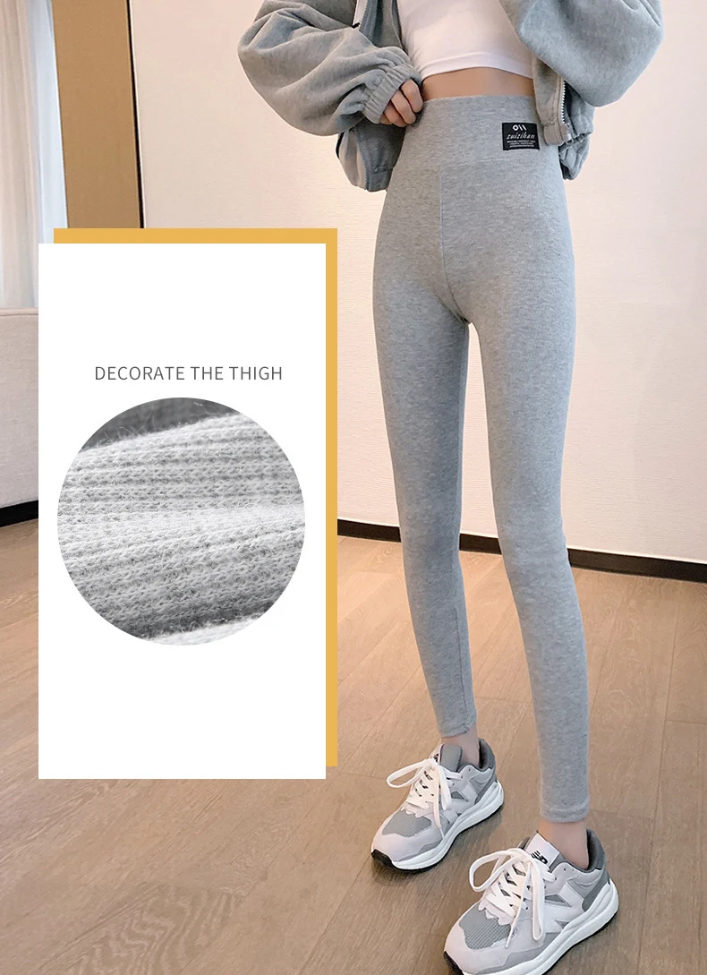 Sports Leggings for Women's Pants Push Up Tights High Waist Workout Leggings Vintage Harajuku Ribbed Knit Pants Fitness Gym Wear