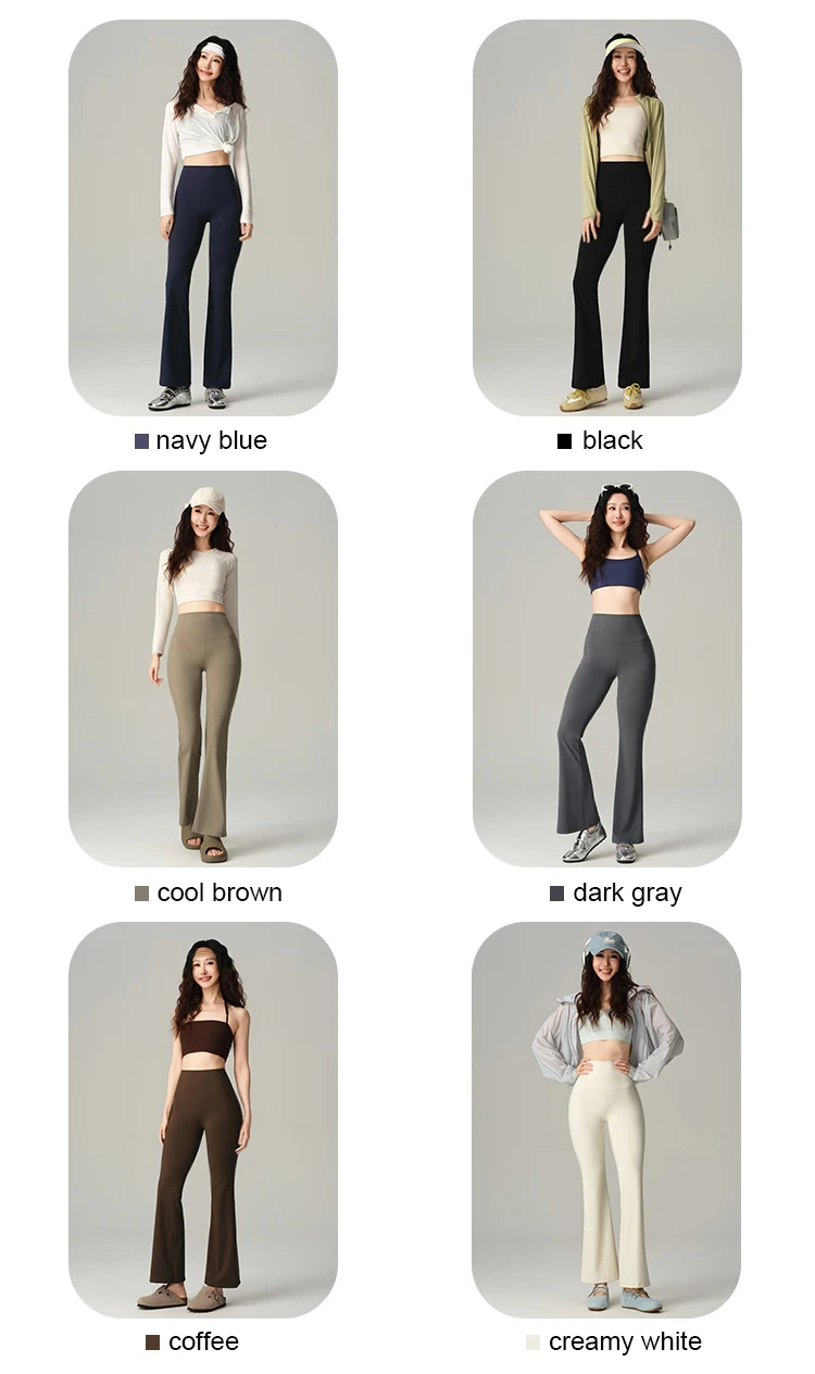 BIVIGAOS Spring Back Waist Hollow Cross Flared Leggings Women High Waist Elastic Sport Fitness Sharkskin Tight Yoga Flared Pants