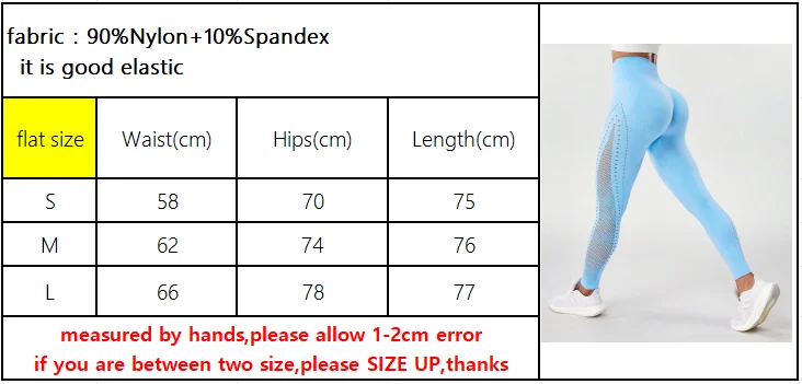 Women Seamless Hole Gym Leggings High Waist Scrunch Butt Sports Leggings Hollow Out Fitness Workout Running Yoga Pants