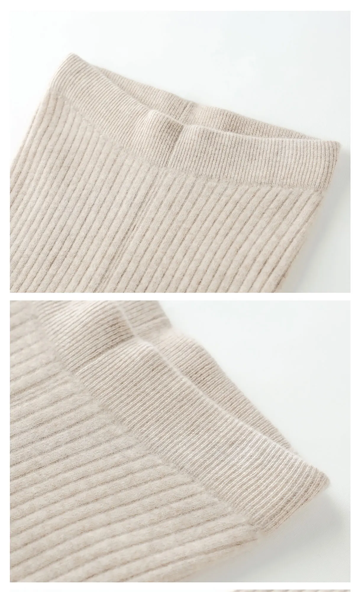 Autumn Winter 100% Merino Wool Leggings for Women Thickening Leggings Small Feet Pencil Pants Outdoor Casual Stretchy Pants