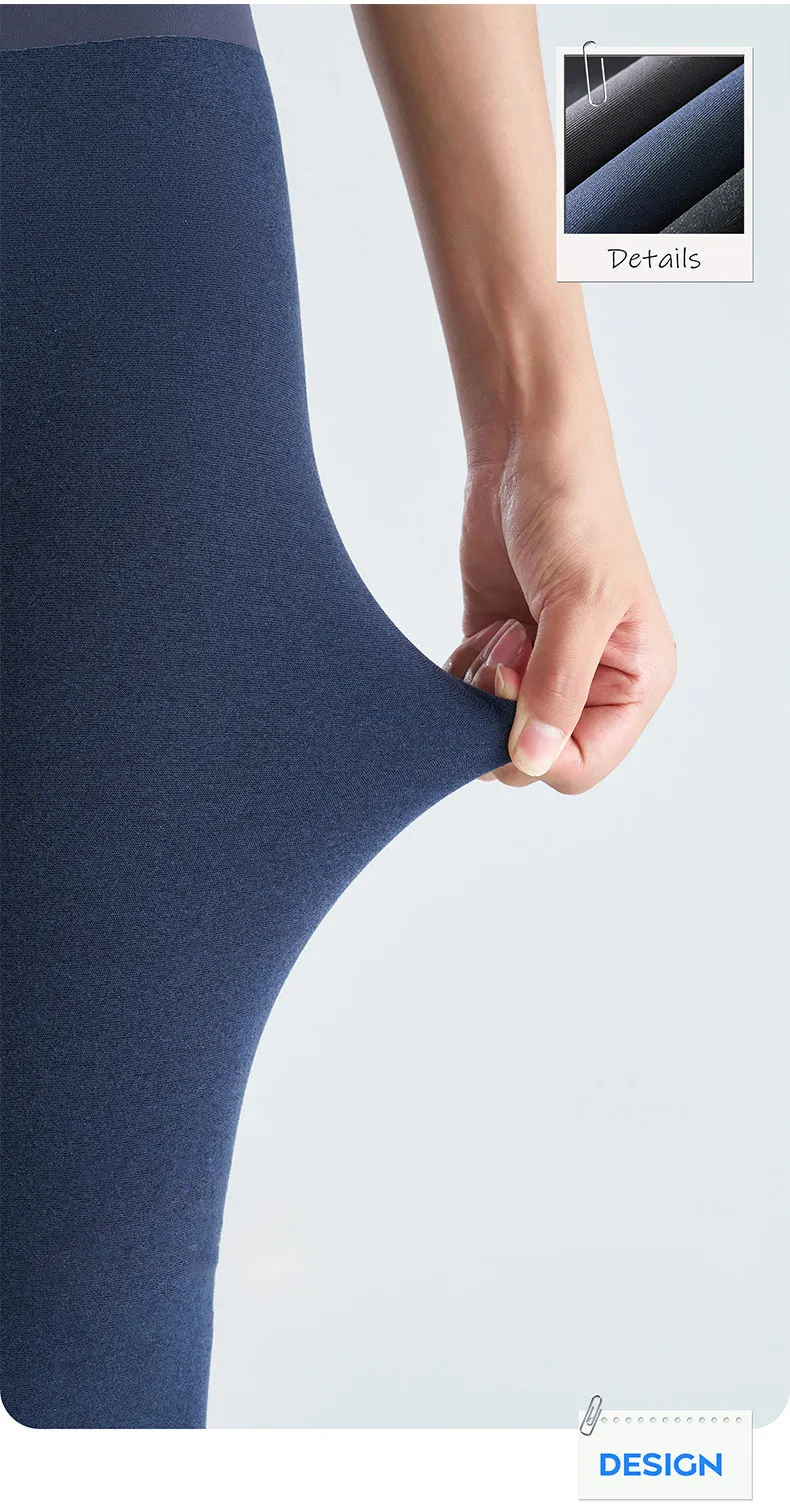 BIVIGAOS Autumn New Thin Velvet Brushed Matte Sharkskin Leggings Women High Waist Nude Feeling Tight Sexy Sport Seamless Legging