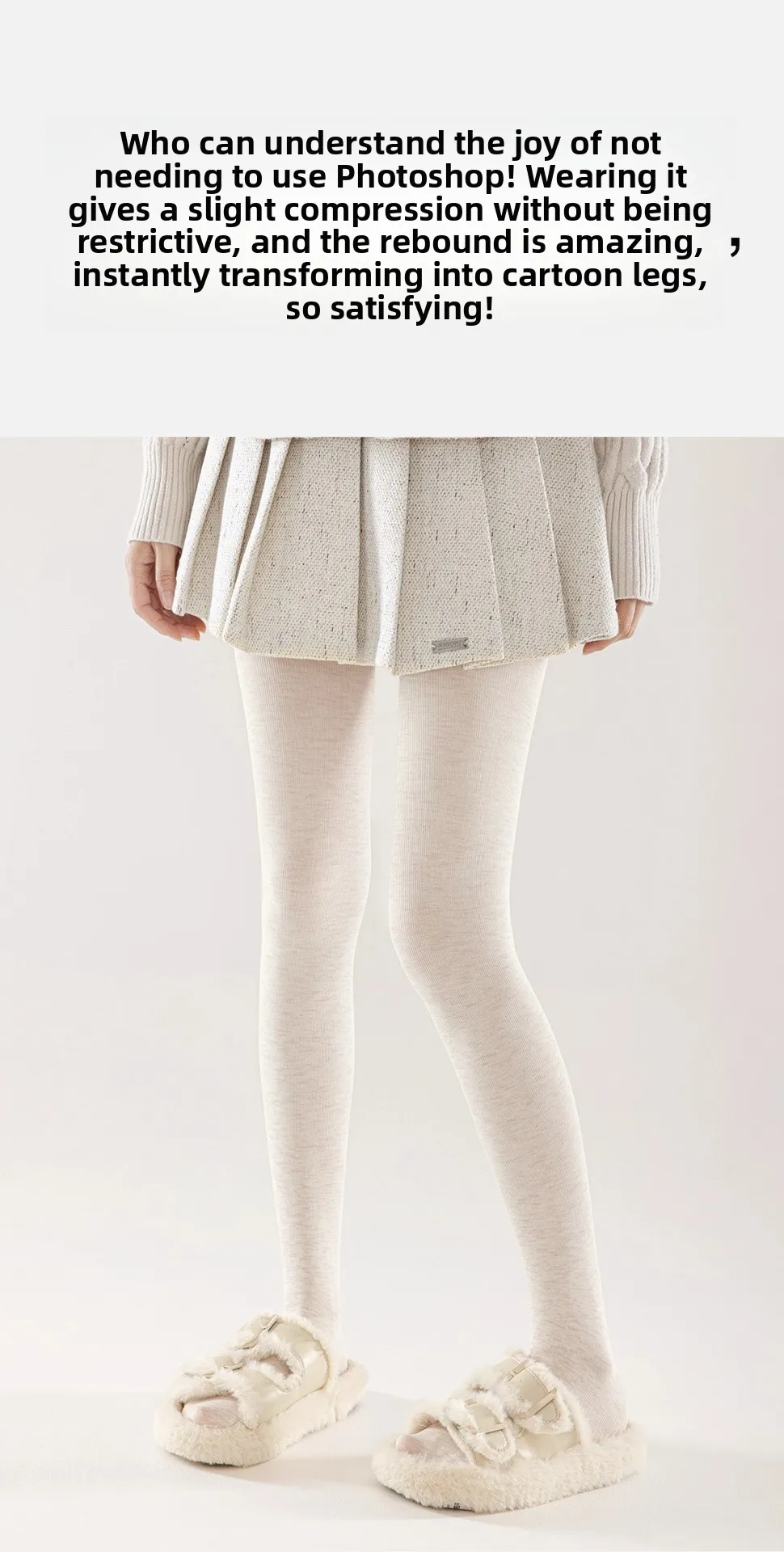 Vertical Striped Tights for Women Slimming High Waist Thermal Pantyhose Thick Opaque Leggings Winter Warm Fleece Lined Tights