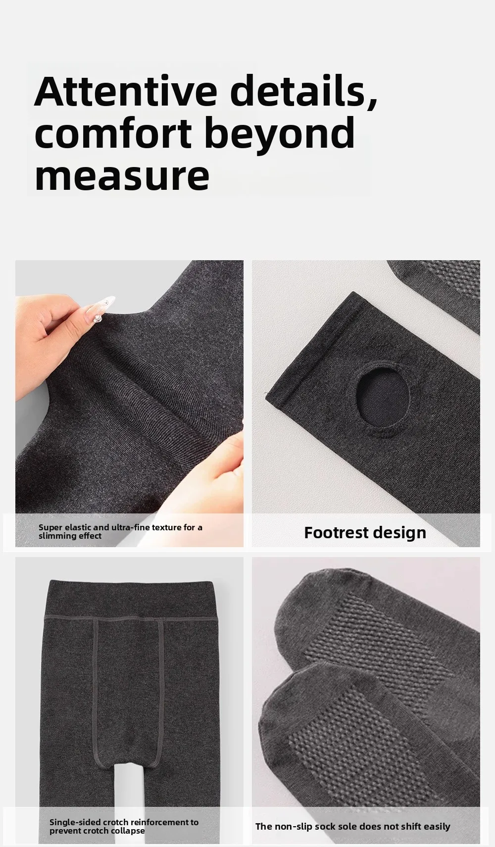 Vertical Striped Tights for Women Slimming High Waist Thermal Pantyhose Thick Opaque Leggings Winter Warm Fleece Lined Tights