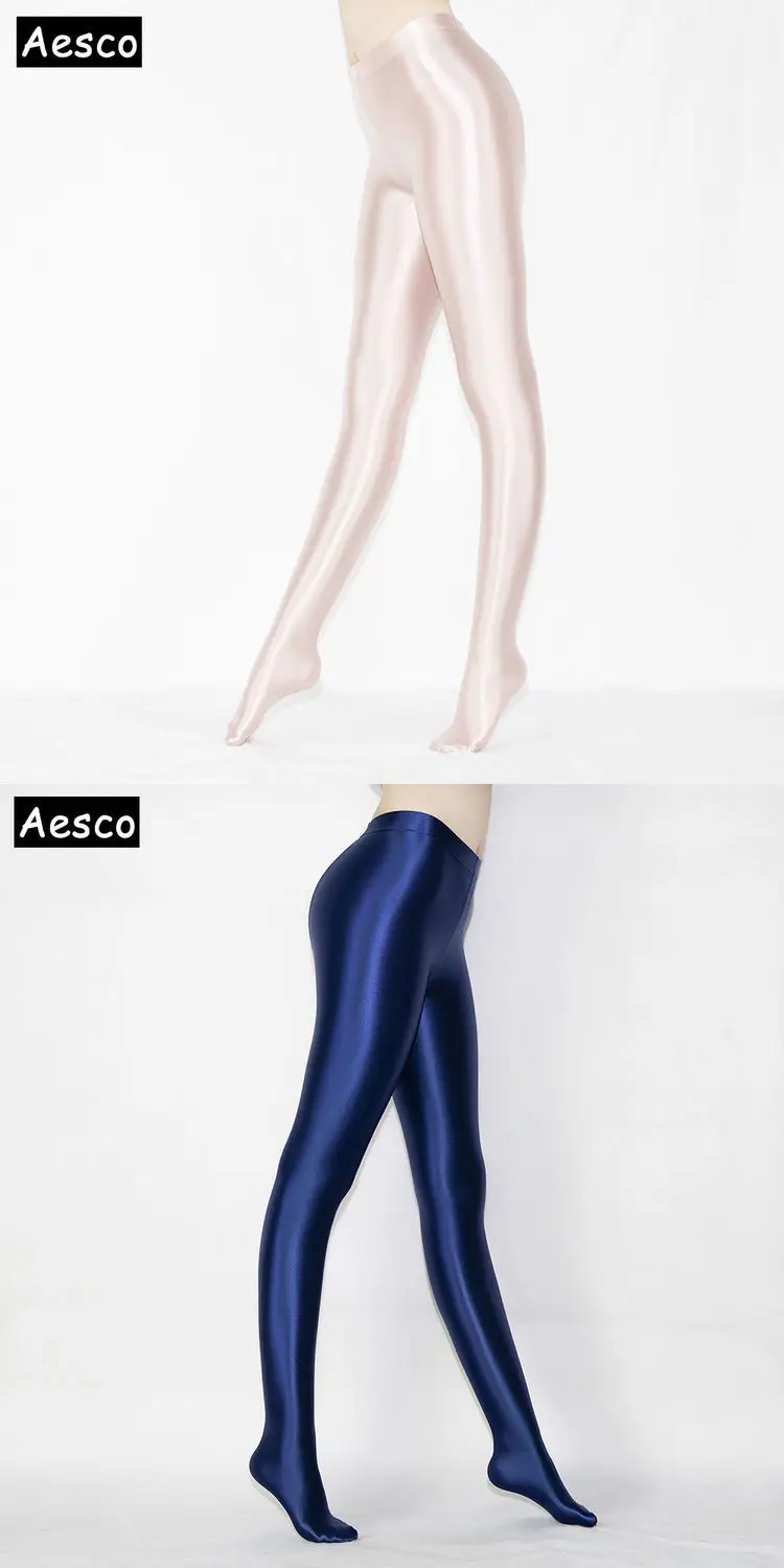 High Waist Glossy Satin Leggings Women Sports Tights Silk Smooth Glitter Stockings Fitness Gym Yoga Female Legging Pants 2023