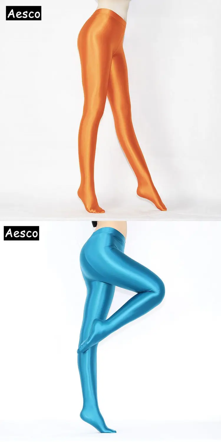 High Waist Glossy Satin Leggings Women Sports Tights Silk Smooth Glitter Stockings Fitness Gym Yoga Female Legging Pants 2023