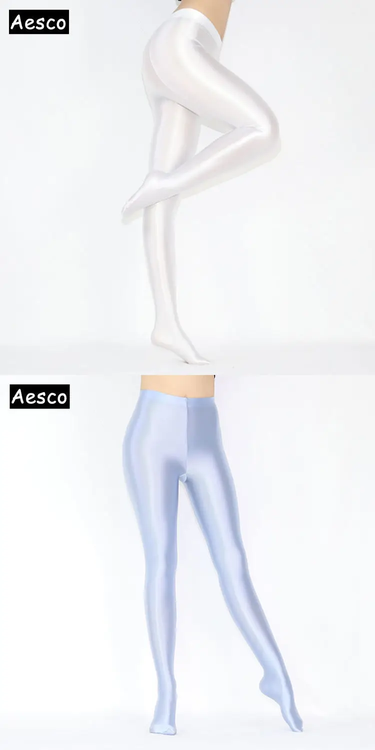 High Waist Glossy Satin Leggings Women Sports Tights Silk Smooth Glitter Stockings Fitness Gym Yoga Female Legging Pants 2023