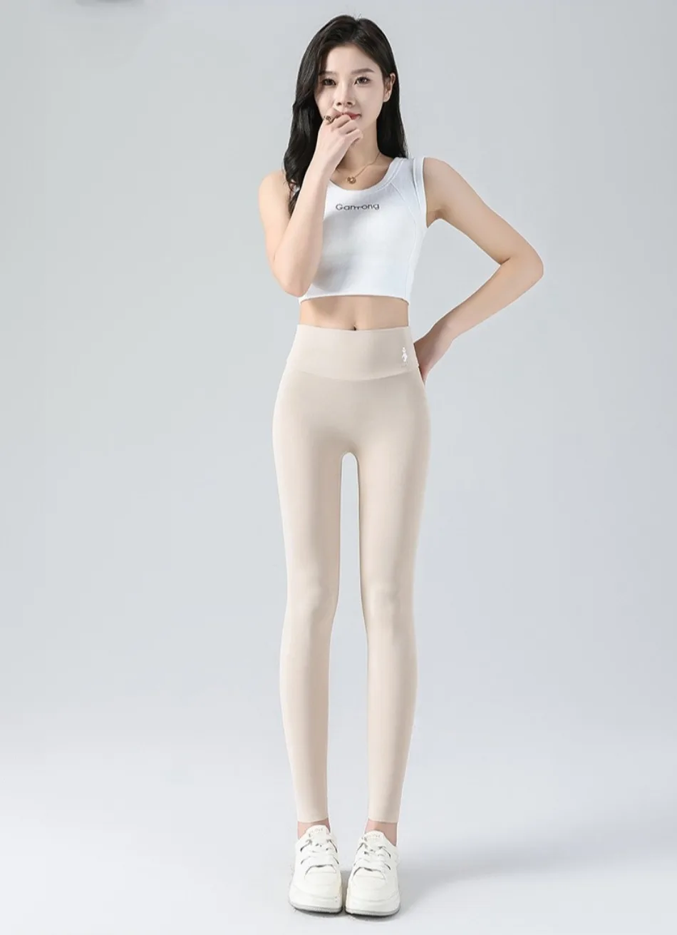 Sexy Women Ultra-thin Sunscreen Shark Pants Summer Seamless Outer Leggings Light Thin Ventilate Sports Fitness Yoga Leggings
