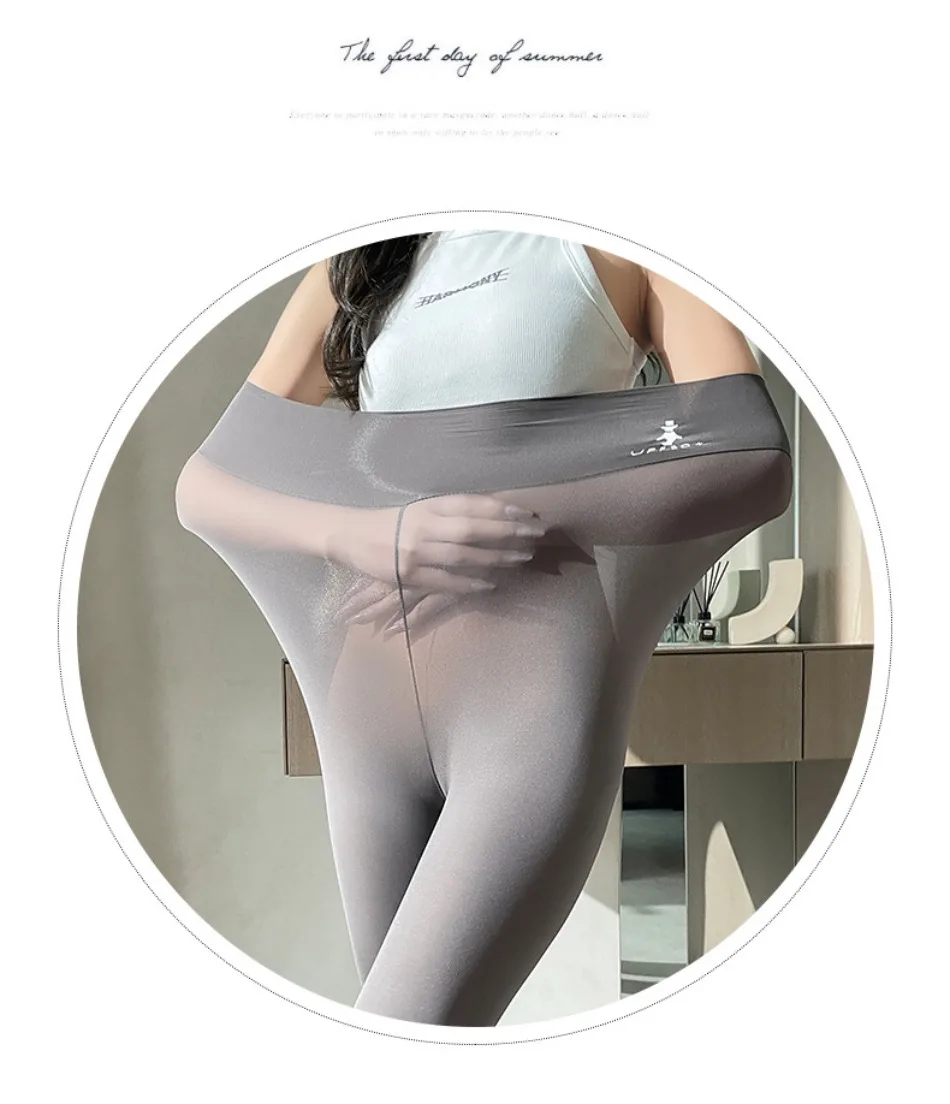 Sexy Women Ultra-thin Sunscreen Shark Pants Summer Seamless Outer Leggings Light Thin Ventilate Sports Fitness Yoga Leggings