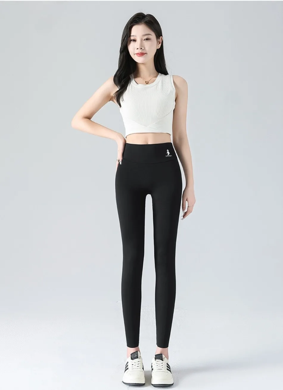 Sexy Women Ultra-thin Sunscreen Shark Pants Summer Seamless Outer Leggings Light Thin Ventilate Sports Fitness Yoga Leggings
