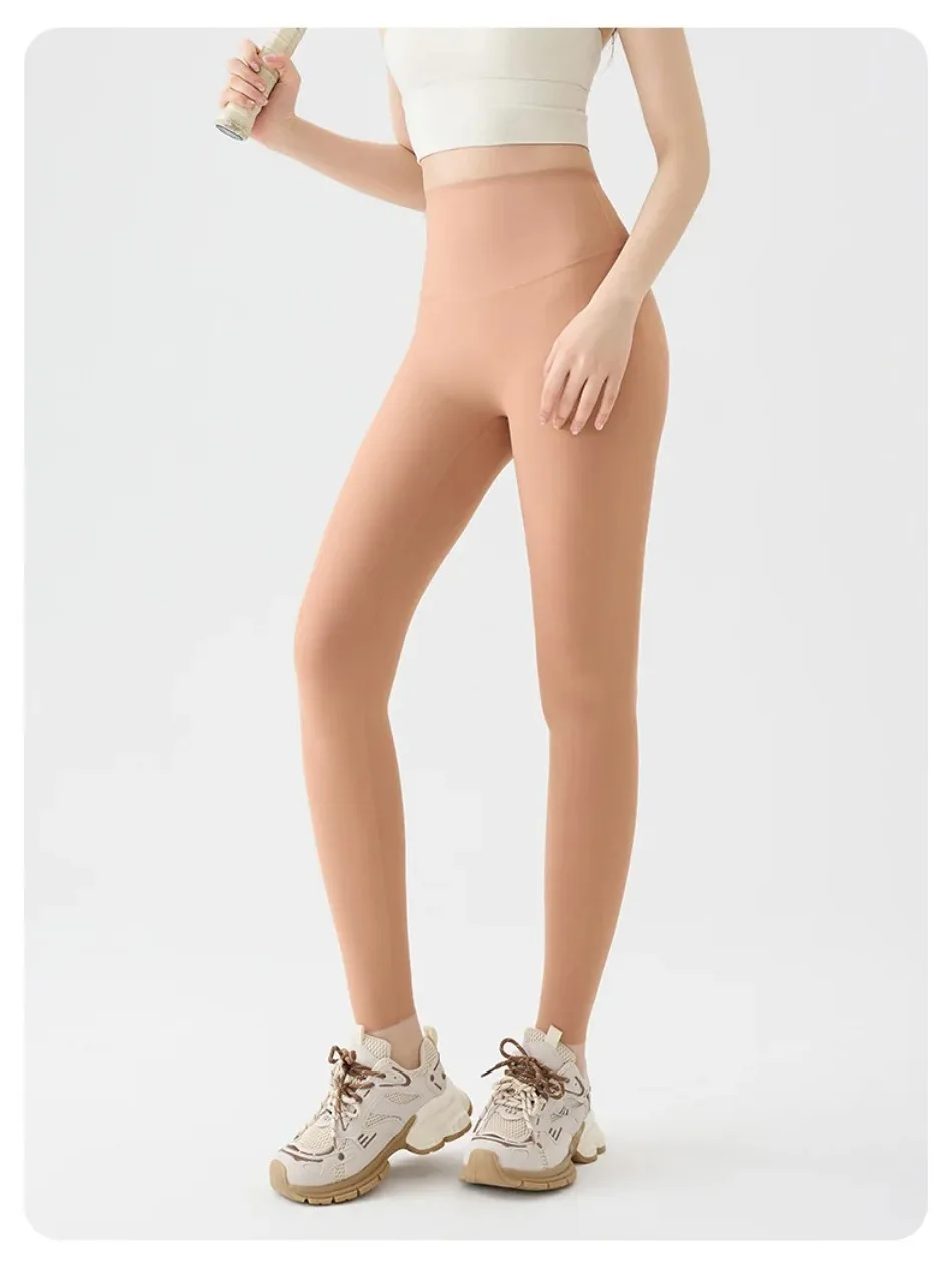 Sports Tights Woman Summer Thin Sunscreen Shark Leggings High Waist Seamless Micro Pressure Breathable Sexy Sport Yoga Pants