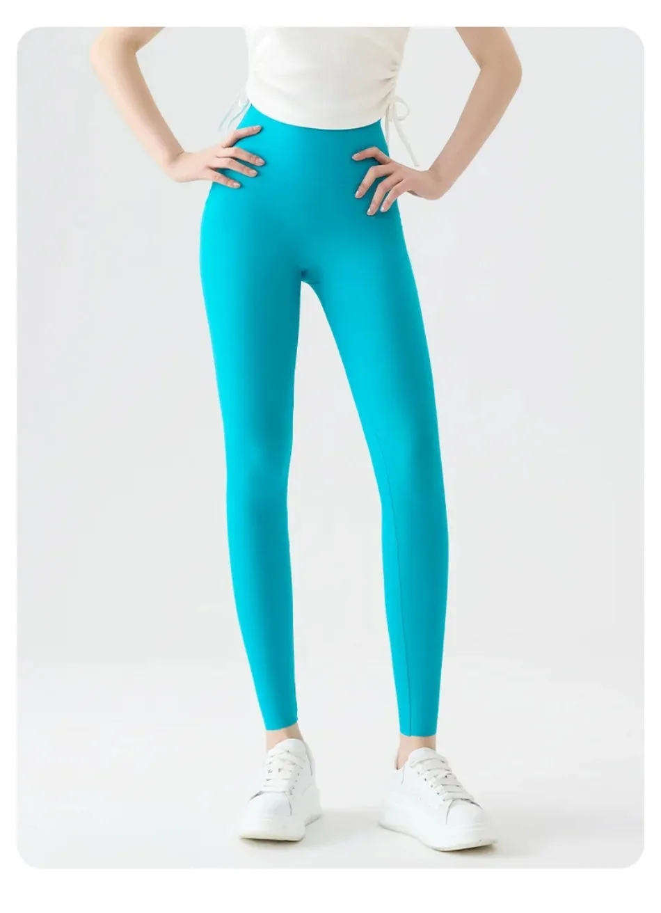 Sports Tights Woman Summer Thin Sunscreen Shark Leggings High Waist Seamless Micro Pressure Breathable Sexy Sport Yoga Pants
