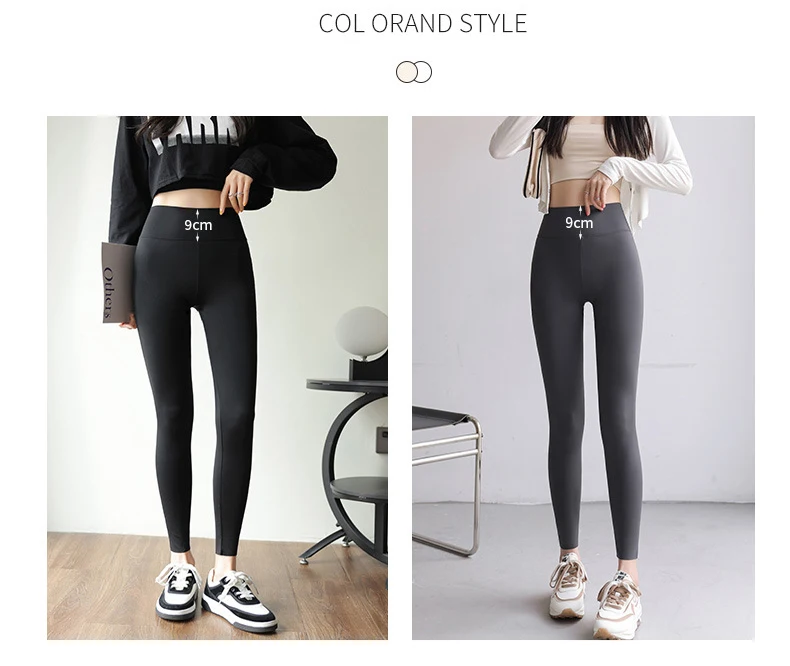 BIVIGAOS Letter Print High Waist Shark Pants Leggings Women's Autumn New Leisure Slim Fitness Sport Leggings Sportswear