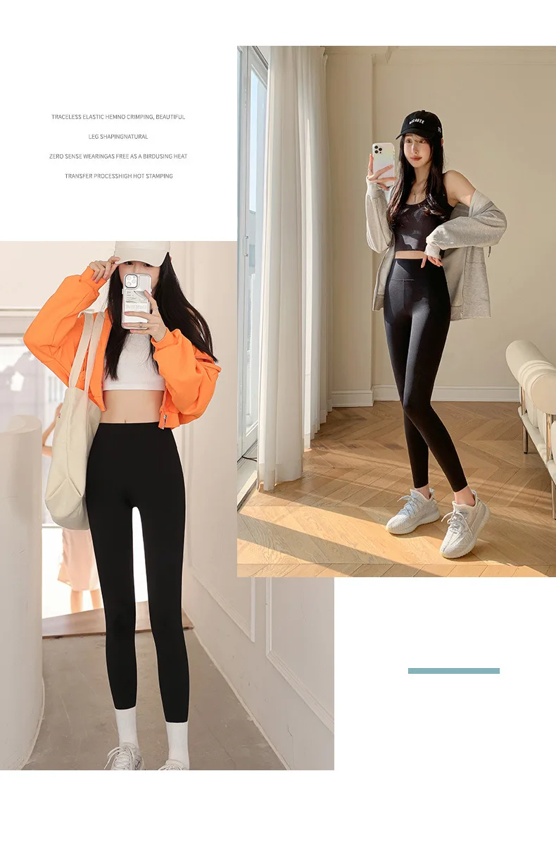 BIVIGAOS Letter Print High Waist Shark Pants Leggings Women's Autumn New Leisure Slim Fitness Sport Leggings Sportswear