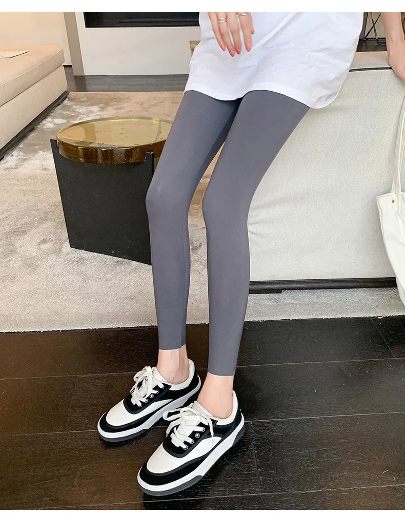 BIVIGAOS Letter Print High Waist Shark Pants Leggings Women's Autumn New Leisure Slim Fitness Sport Leggings Sportswear