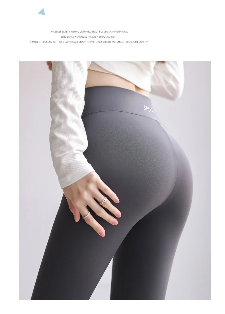 BIVIGAOS Letter Print High Waist Shark Pants Leggings Women's Autumn New Leisure Slim Fitness Sport Leggings Sportswear