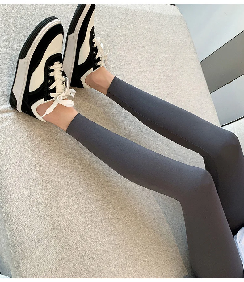 BIVIGAOS Letter Print High Waist Shark Pants Leggings Women's Autumn New Leisure Slim Fitness Sport Leggings Sportswear