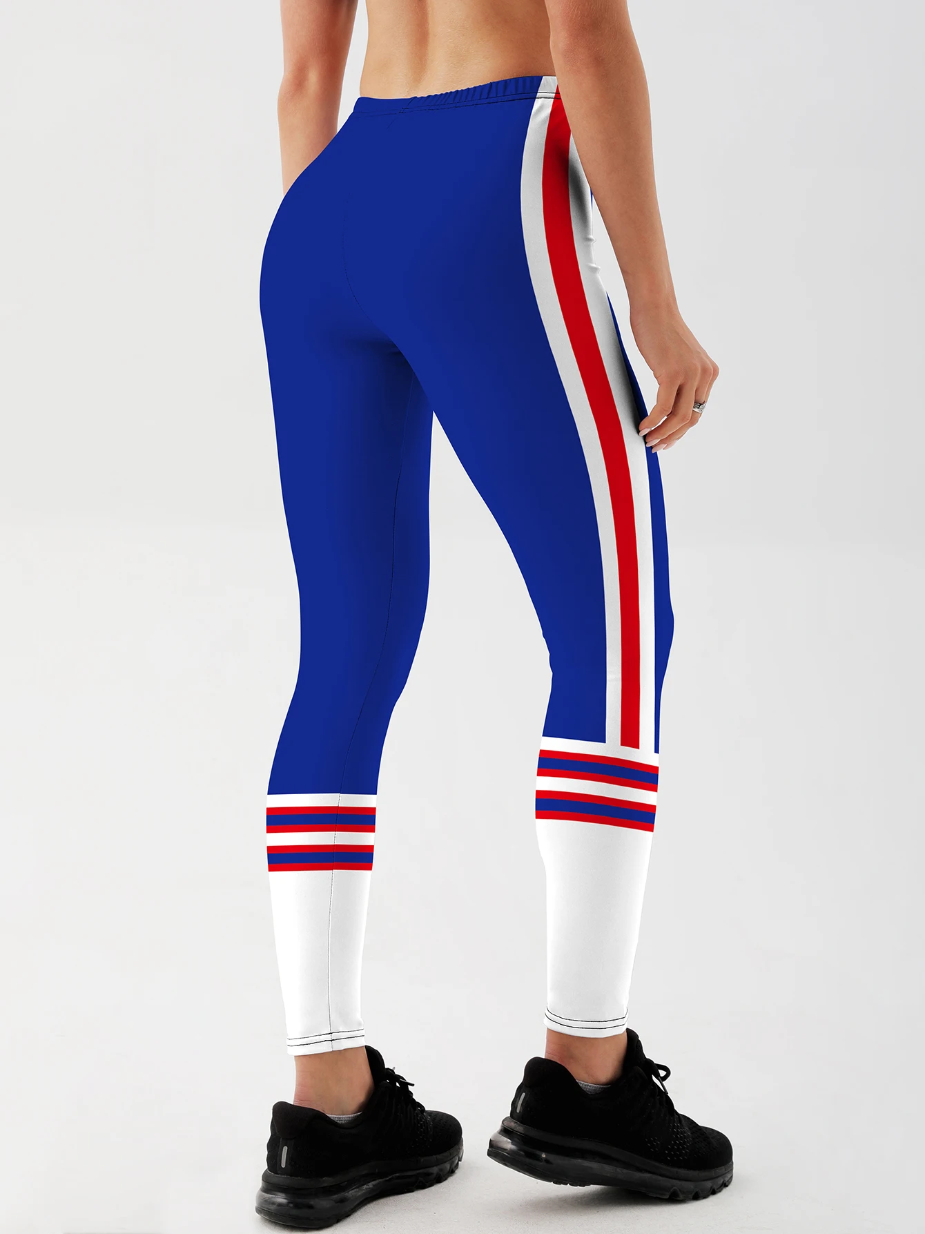 Fashion Women colorful Printed Leggings For Fitness High Waist stripe Legging Push Up Workout Women solid Printed Leggings
