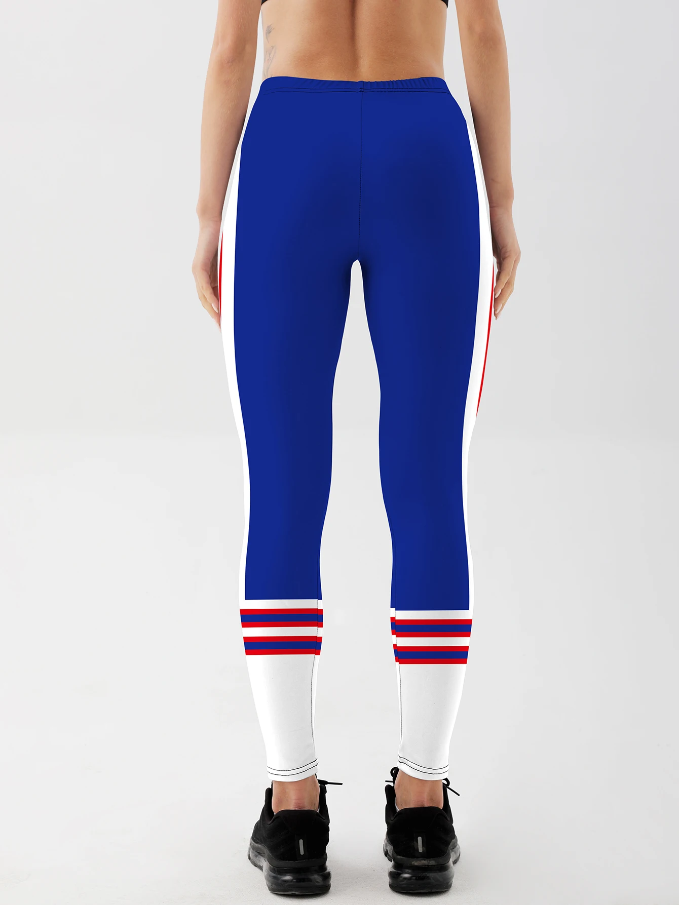 Fashion Women colorful Printed Leggings For Fitness High Waist stripe Legging Push Up Workout Women solid Printed Leggings