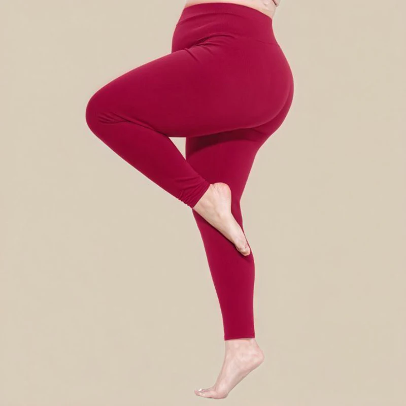 Hot Sale Women Comfortable Skinny Thermal Leggings Lady High Waist Underwear Trousers Female Snow Warm Casual Daily Pants