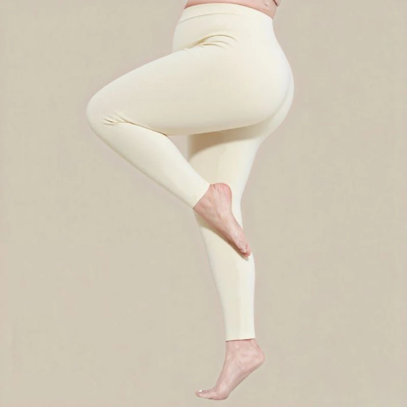 Hot Sale Women Comfortable Skinny Thermal Leggings Lady High Waist Underwear Trousers Female Snow Warm Casual Daily Pants