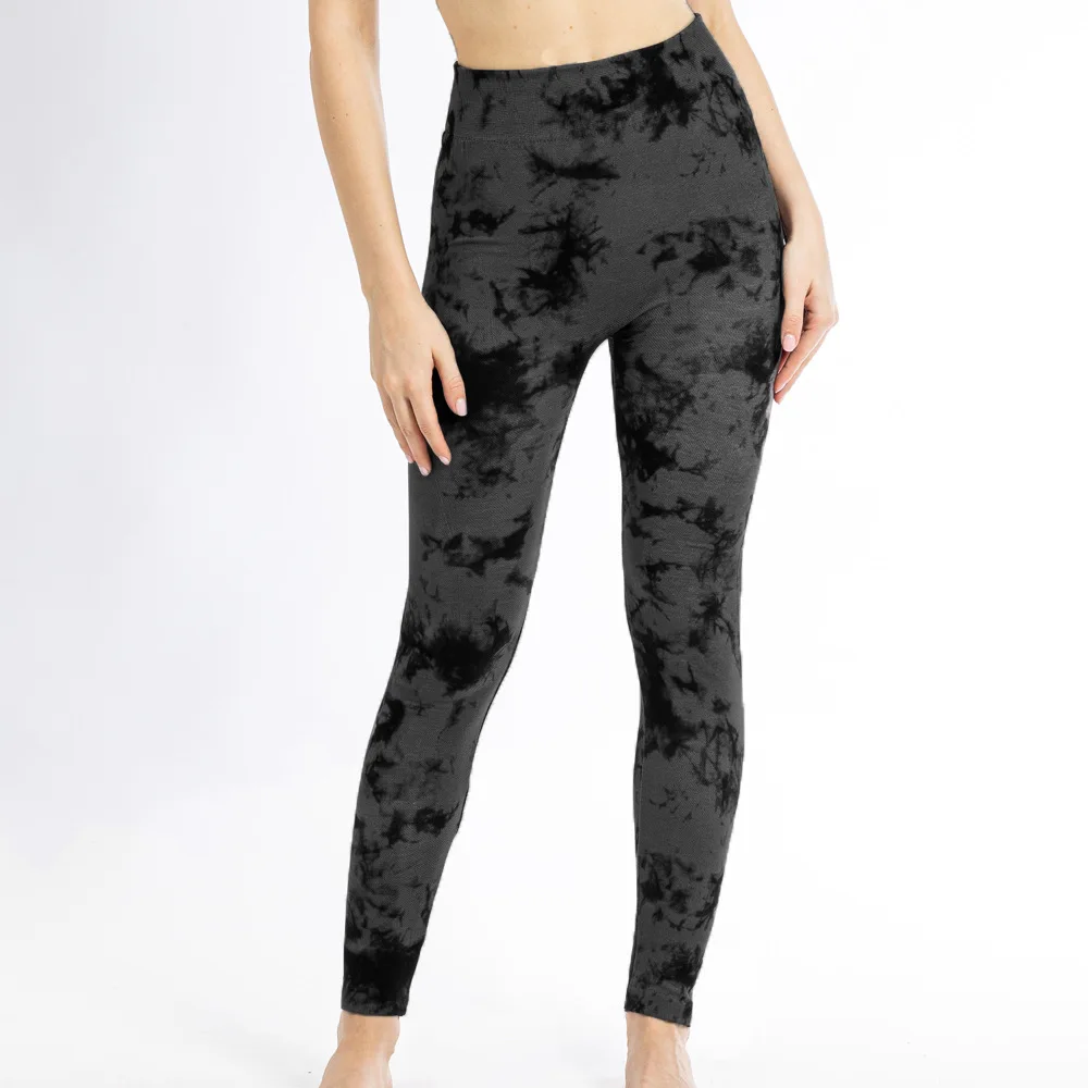 Tie Dye Sports Leggings Women High Waist Skinny Pants Gym Workout Cycling High Elastic Yoga Fitness Leggings for Women