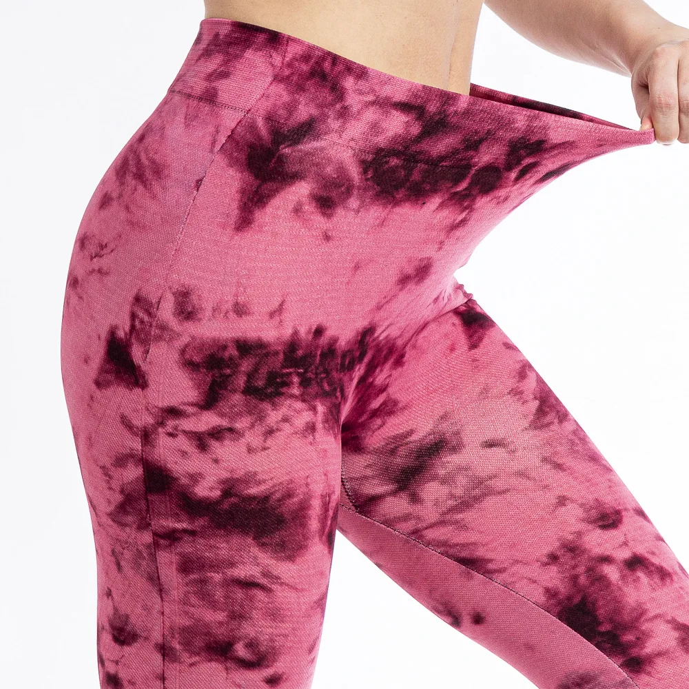 Tie Dye Sports Leggings Women High Waist Skinny Pants Gym Workout Cycling High Elastic Yoga Fitness Leggings for Women