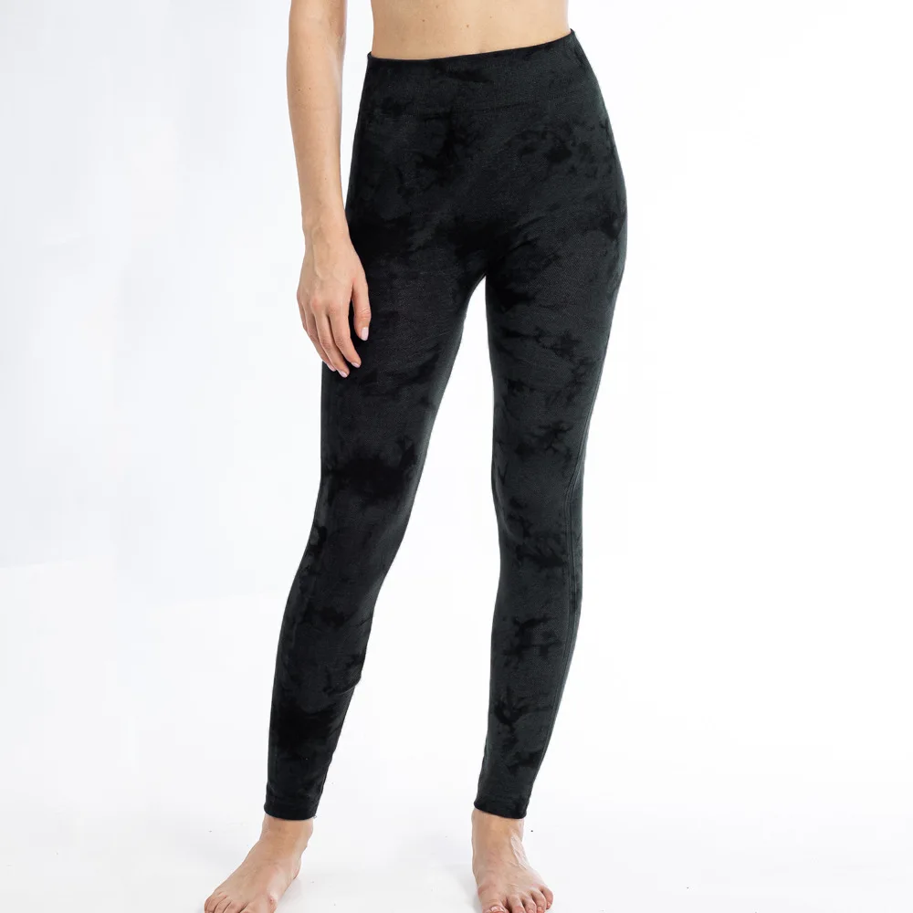 Tie Dye Sports Leggings Women High Waist Skinny Pants Gym Workout Cycling High Elastic Yoga Fitness Leggings for Women