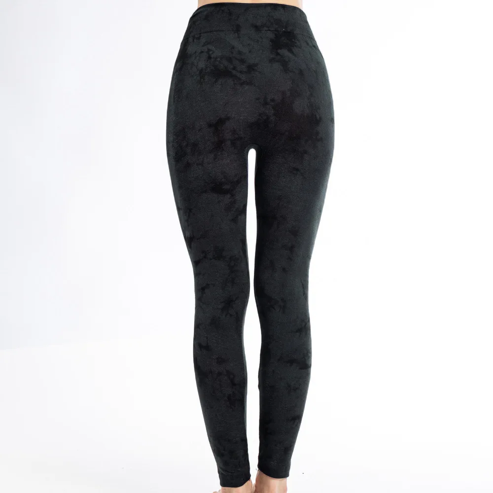 Tie Dye Sports Leggings Women High Waist Skinny Pants Gym Workout Cycling High Elastic Yoga Fitness Leggings for Women