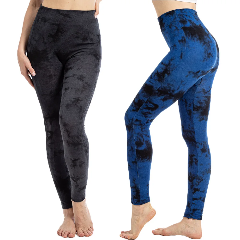 Tie Dye Sports Leggings Women High Waist Skinny Pants Gym Workout Cycling High Elastic Yoga Fitness Leggings for Women