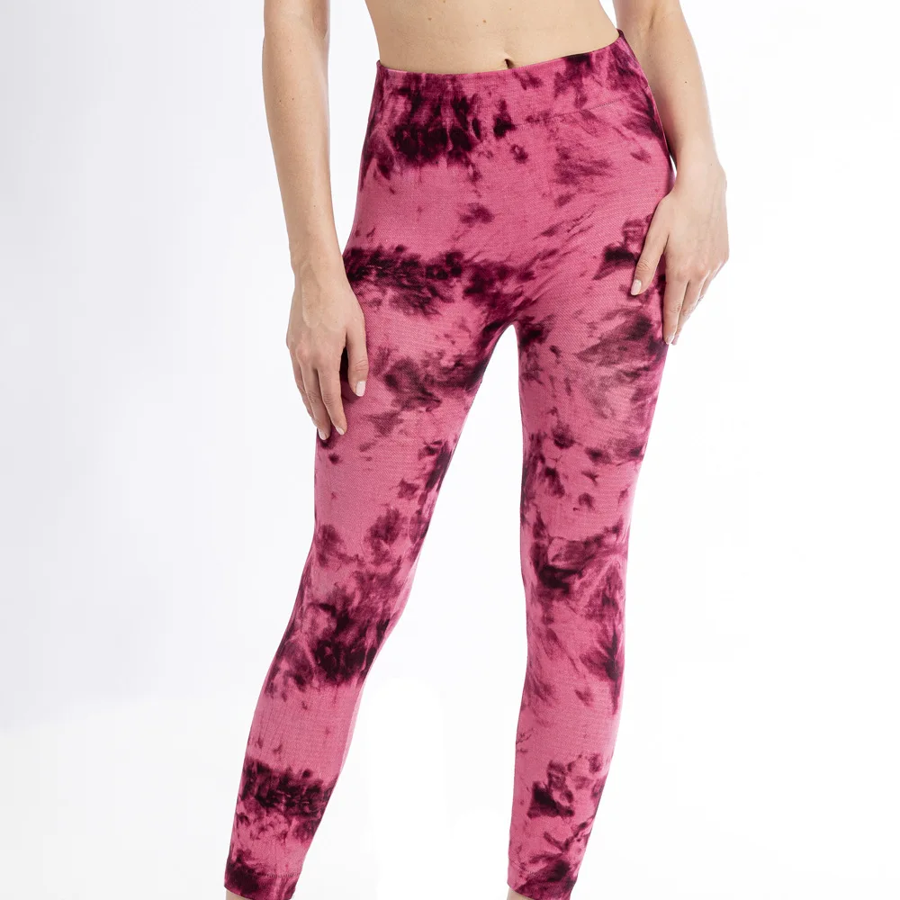 Tie Dye Sports Leggings Women High Waist Skinny Pants Gym Workout Cycling High Elastic Yoga Fitness Leggings for Women