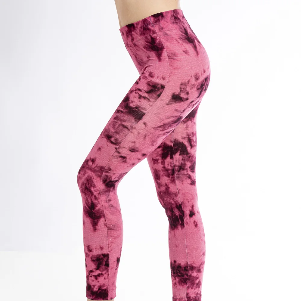 Tie Dye Sports Leggings Women High Waist Skinny Pants Gym Workout Cycling High Elastic Yoga Fitness Leggings for Women