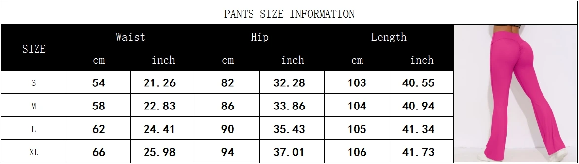 Women Yoga Bell-bottoms Tight Scrunch Butt Lifting Dance High Waist Tights Sport Pants Gym Running Breathable Fitness Leggings