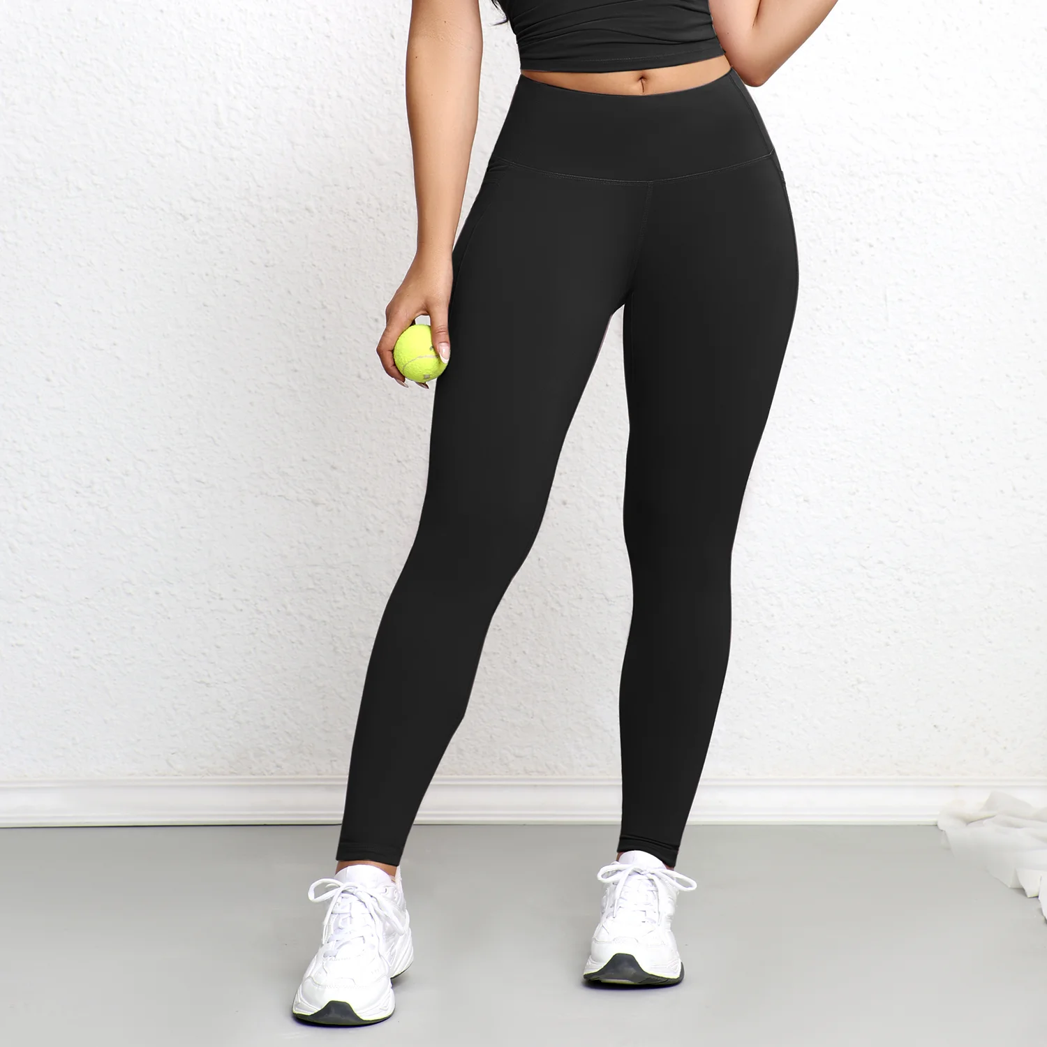 Women High Waist Yoga Pants With Pockets Butterlift Scrunch Butt Pants Tummy Control Workout Running Yoga Leggings