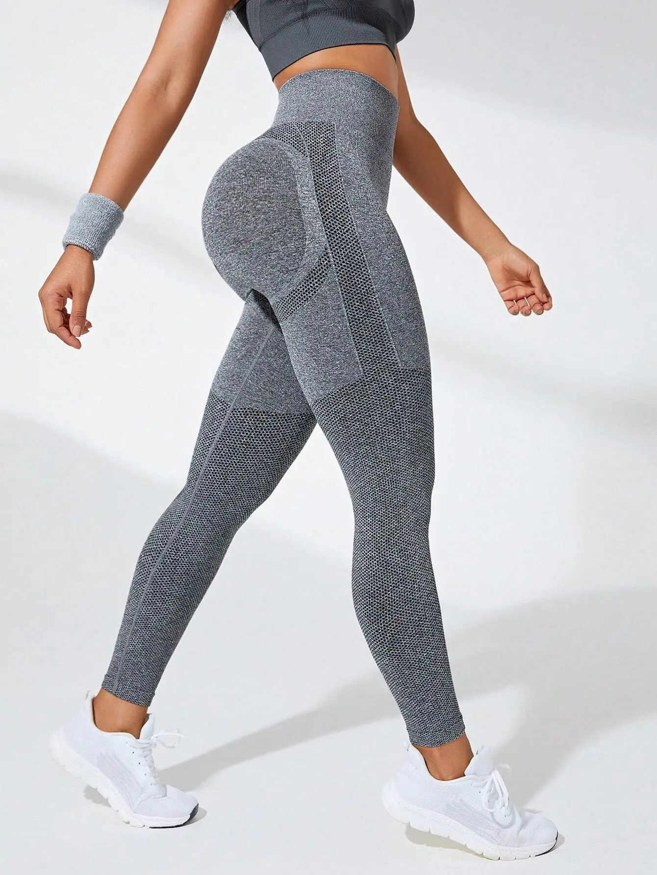 Women High Waist Sports Leggings Seamless Yoga Pants High Elastic Hip Liftting Workout Running Breathable Yoga Fitness Leggings