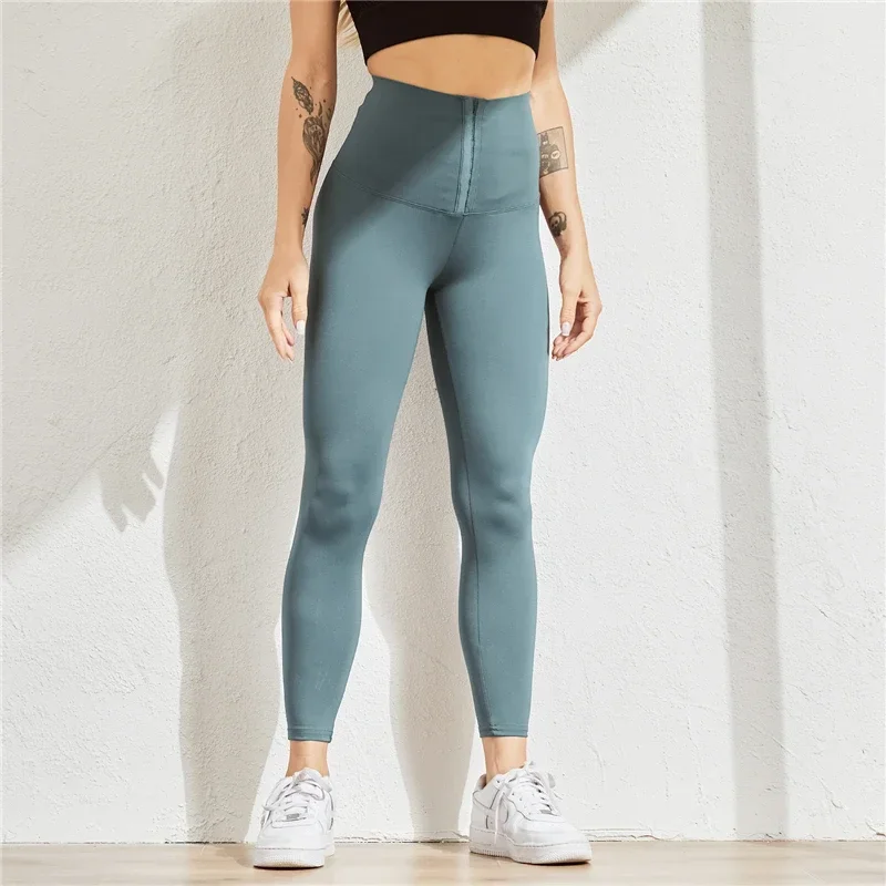 Women High Waist Sports Leggings Gym Sexy Hip Lift Fitness Leggings Women Solid Slim Workout Legging Sportswear Running Pants