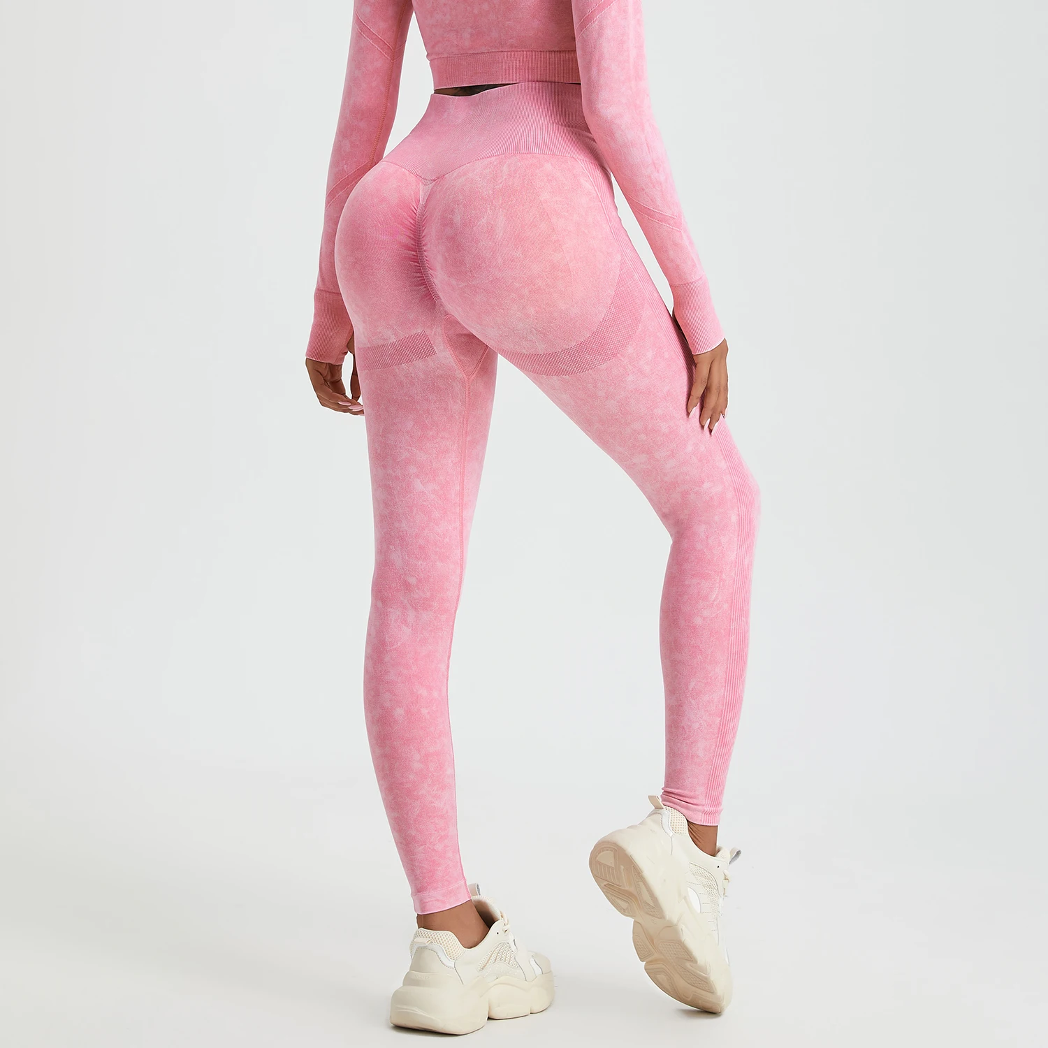 Wash Sexy Push Up Gym Leggings Women High Waist Seamless Skinny Sporty Leggings Women Casual Autumn