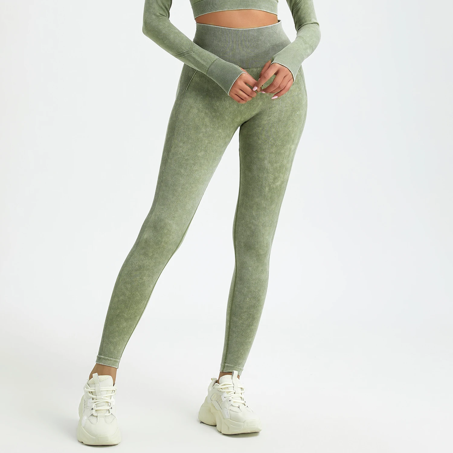 Wash Sexy Push Up Gym Leggings Women High Waist Seamless Skinny Sporty Leggings Women Casual Autumn