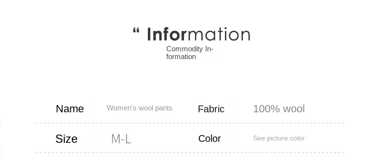 100% Wool Leggings For Women Warm AutumnWinter Solid Color Elastic Waist Knitted French Fashion Pants
