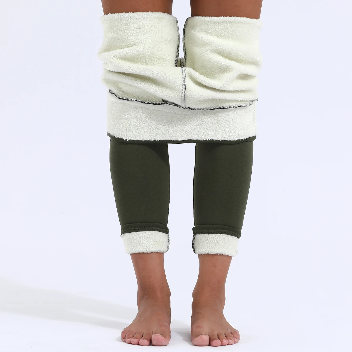 Super Warm Winter Leggins Women Skinny Stretch High Waist Prevent Cold Velvet Leggings Beautiful Outdoors Casual Warm Pants