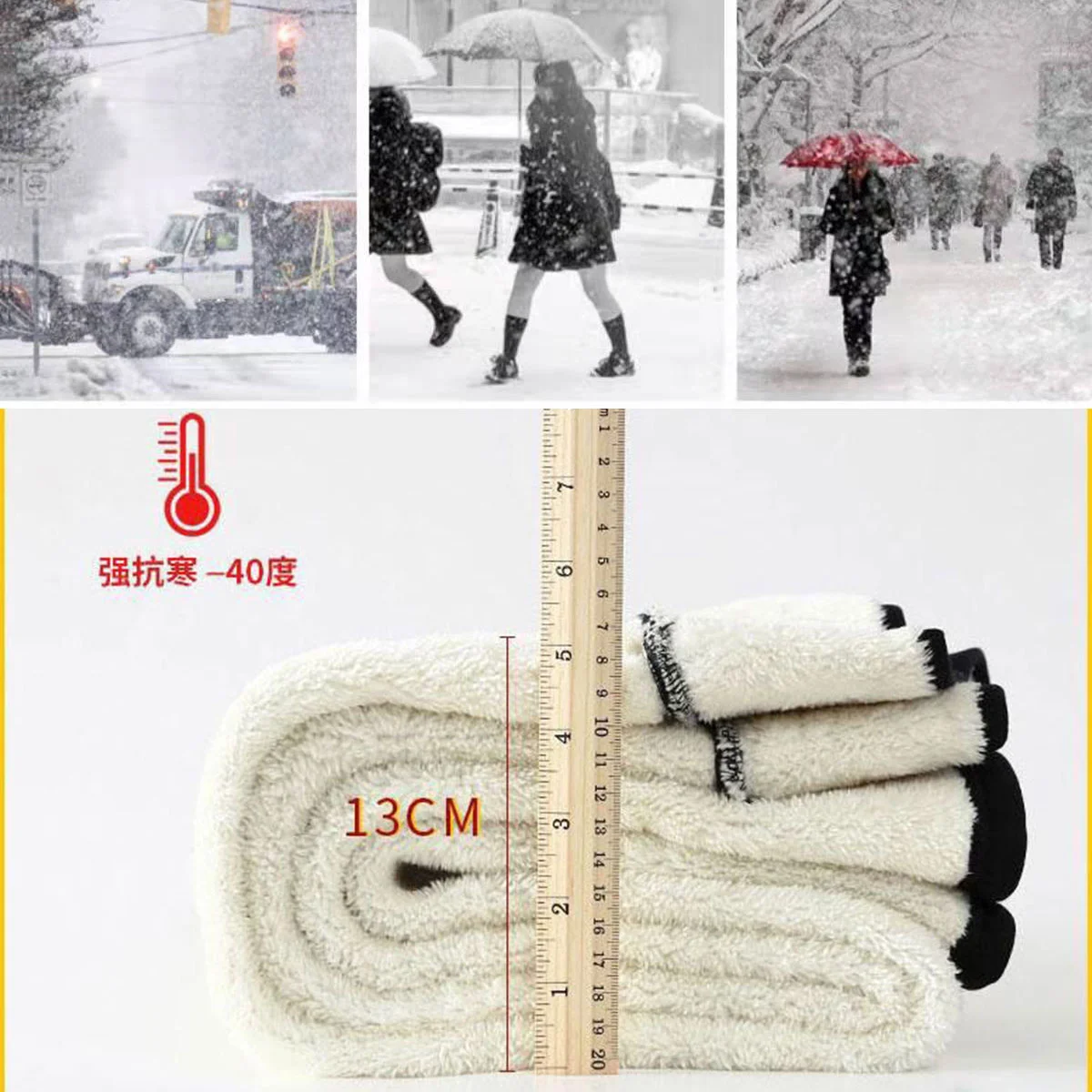 Women Winter Plus Velvet Stretch Leggings High Waist Warm Fleece Lined Velvet Keep Warm Pants Black Casual Thick Winter Leggings