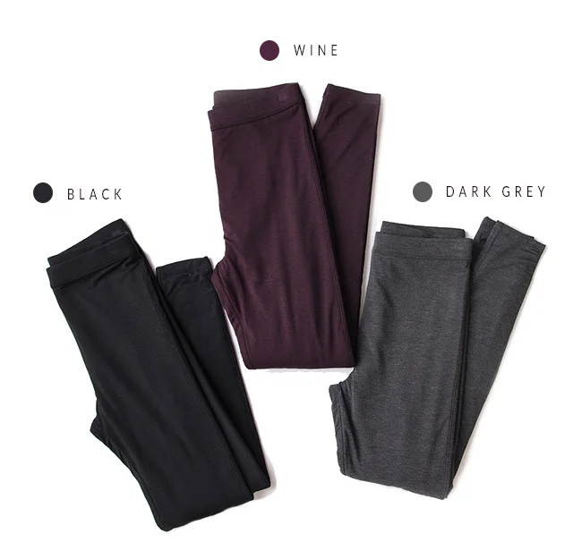 SuyaDream Women Autumn Winter Silk Long Johns Lace V neck Solid Knitted Thermal Pants 2025