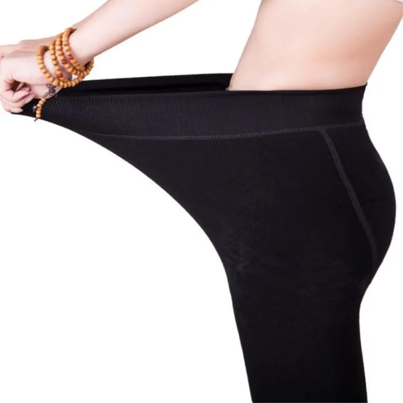 Winter Leggings Knitting Velvet Casual Legging New High Elastic Thicken Lady's Warm Black Pants Skinny Pants For Women Leggings
