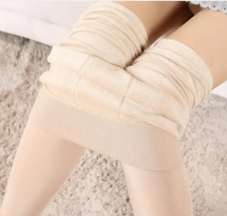 Winter Leggings Knitting Velvet Casual Legging New High Elastic Thicken Lady's Warm Black Pants Skinny Pants For Women Leggings