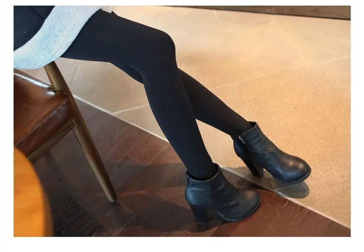Winter Leggings Knitting Velvet Casual Legging New High Elastic Thicken Lady's Warm Black Pants Skinny Pants For Women Leggings