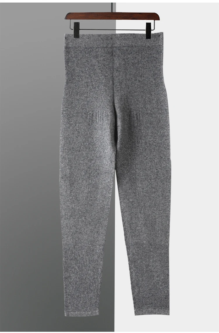 Hot Sales Pants Women Autumn Winter Cashmere and Wool Leggings Long Elastic Ladies Pant Woman Trousers High-quality