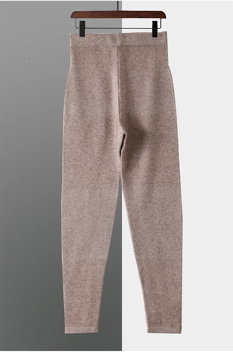 Hot Sales Pants Women Autumn Winter Cashmere and Wool Leggings Long Elastic Ladies Pant Woman Trousers High-quality