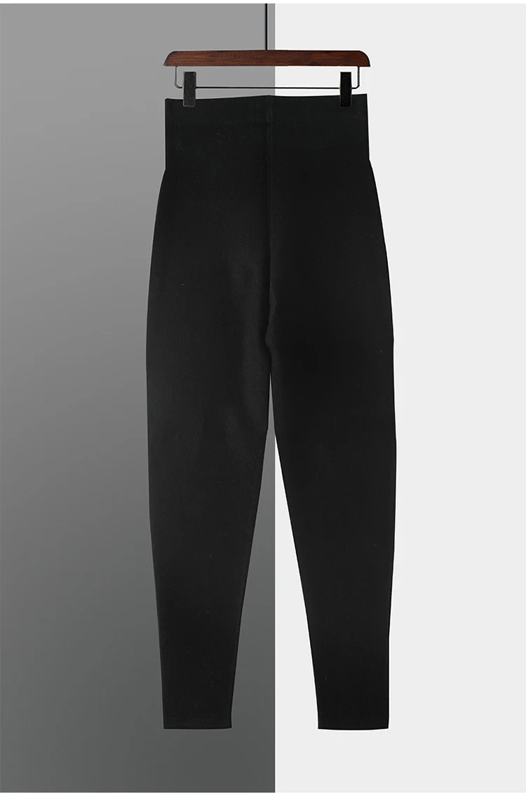 Hot Sales Pants Women Autumn Winter Cashmere and Wool Leggings Long Elastic Ladies Pant Woman Trousers High-quality