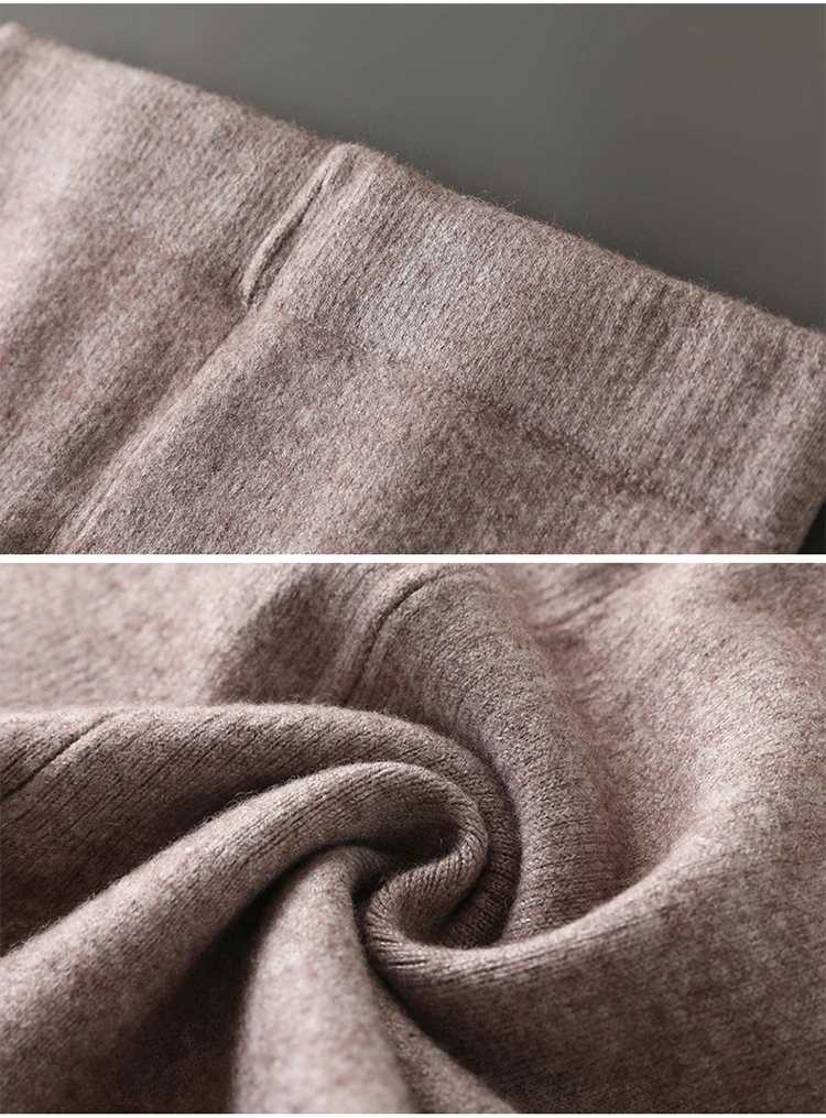 Hot Sales Pants Women Autumn Winter Cashmere and Wool Leggings Long Elastic Ladies Pant Woman Trousers High-quality
