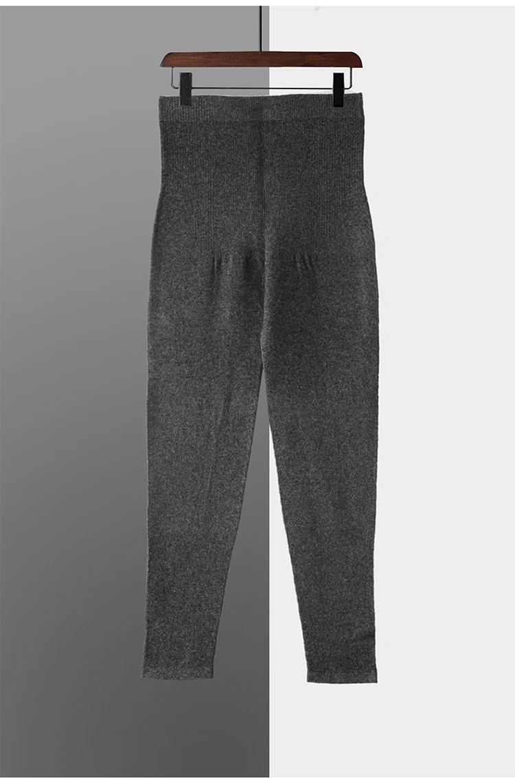 Hot Sales Pants Women Autumn Winter Cashmere and Wool Leggings Long Elastic Ladies Pant Woman Trousers High-quality